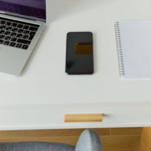 A Smartphone on a Desk